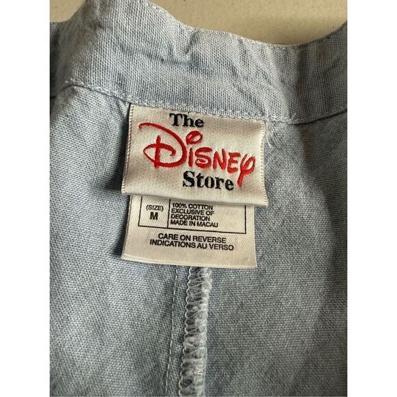 The Disney Store Women's Light Blue Mickey Mouse Mid-Rise Shorts Skirt Size M - Picture 7 of 8